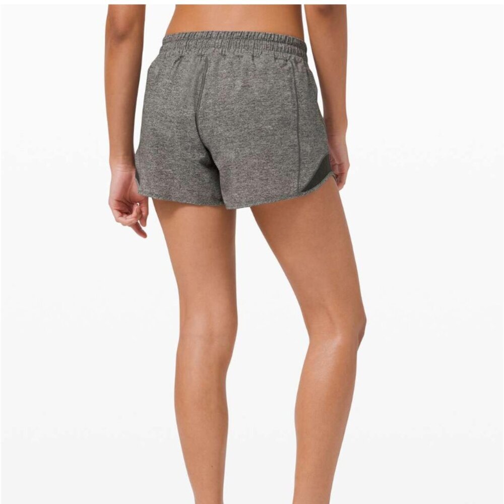 Lululemon Hotty Hot Short II *Long 4" Heather Lux Multi Black - Picture 5 of 10